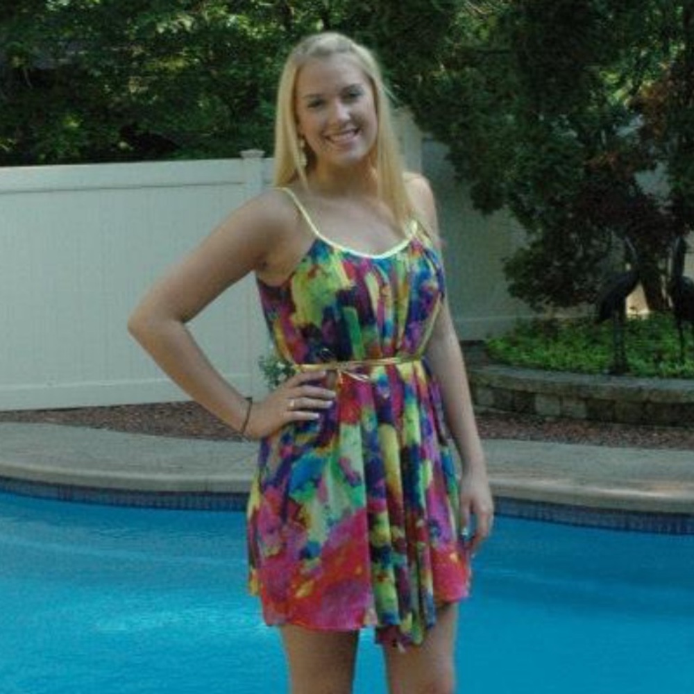 Gianni Bini Multi Colored Dress size L